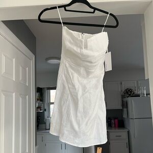 Size 0 Reformation Abeni Linen Dress